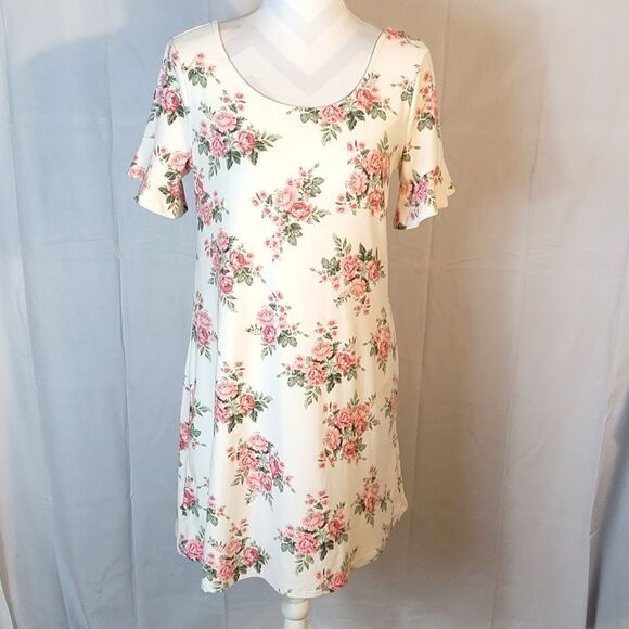 Just Be Floral Mini Dress - Picture 1 of 9